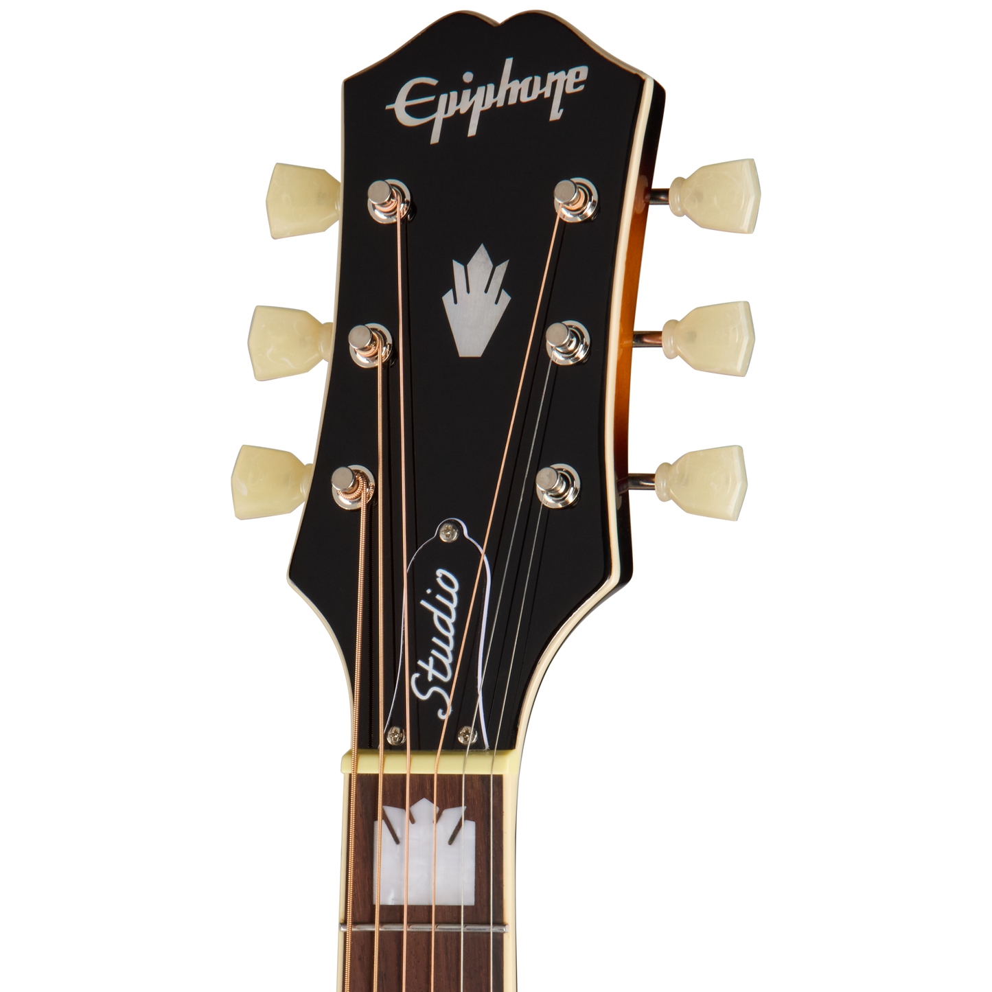 Epiphone J-200 Studio Acoustic Electric Guitar in Vintage Sunburst