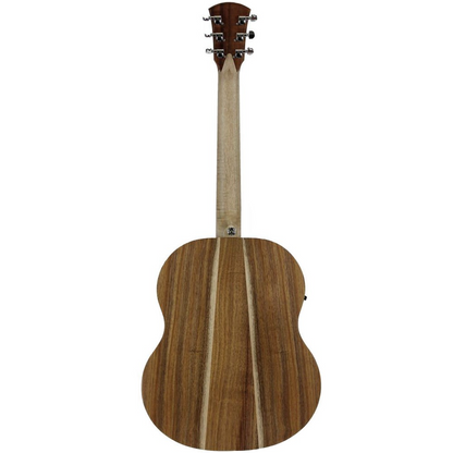Cole Clark LL2E-BLBL-AE-HUM LL Mini TRUE HYBRID Acoustic Electric Guitar in Natural
