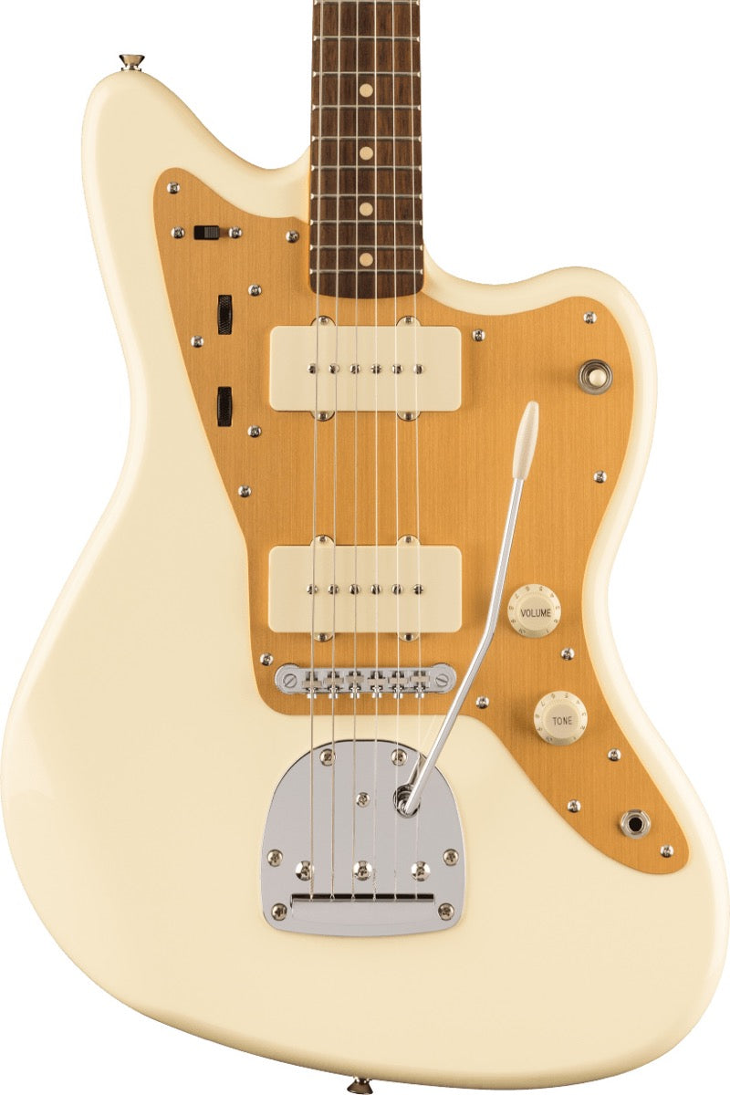 Squier J Mascis Jazzmaster, Laurel Fingerboard in Vintage White