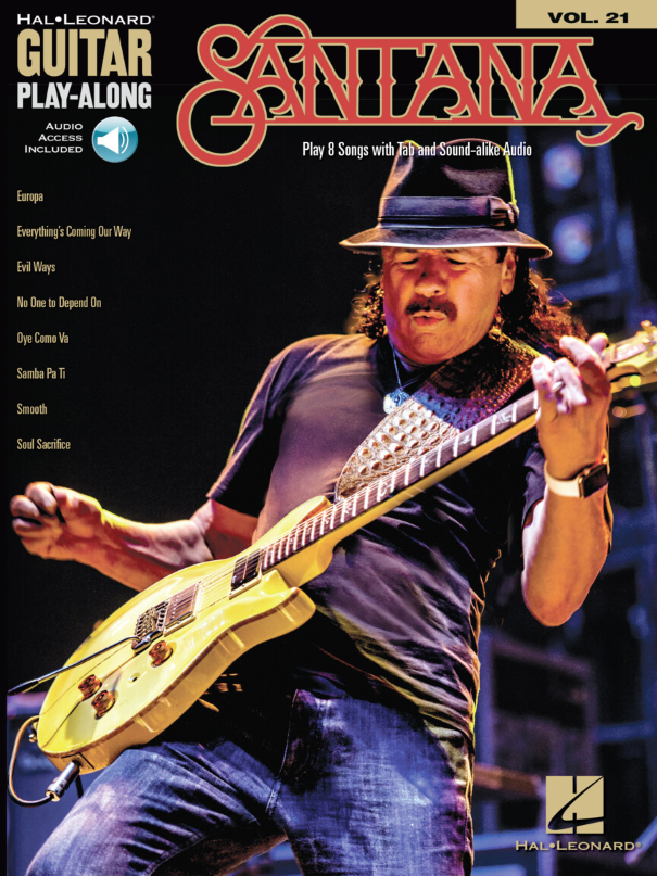 Santana Guitar Play Along Volume 21 Tab