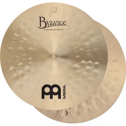 Meinl Cymbals B14EHH Byzance Traditional 14" Extra Hammered Hihat Cymbal
