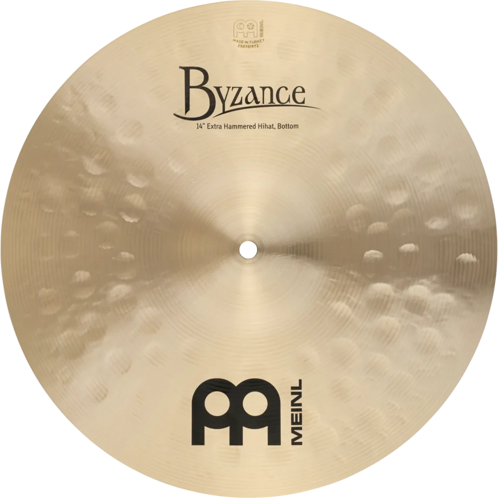 Meinl Cymbals B14EHH Byzance Traditional 14" Extra Hammered Hihat Cymbal