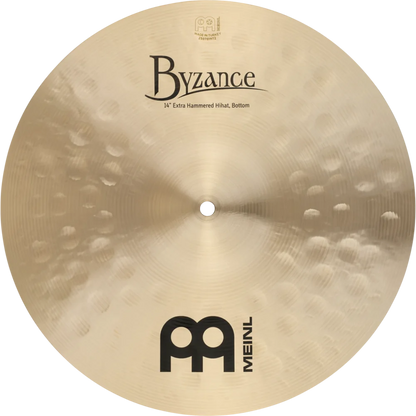Meinl Cymbals B14EHH Byzance Traditional 14" Extra Hammered Hihat Cymbal