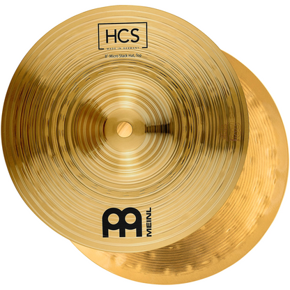Meinl Cymbals HCS8H HCS 8" Micro Stack Hi-Hats Cymbal (Pair)