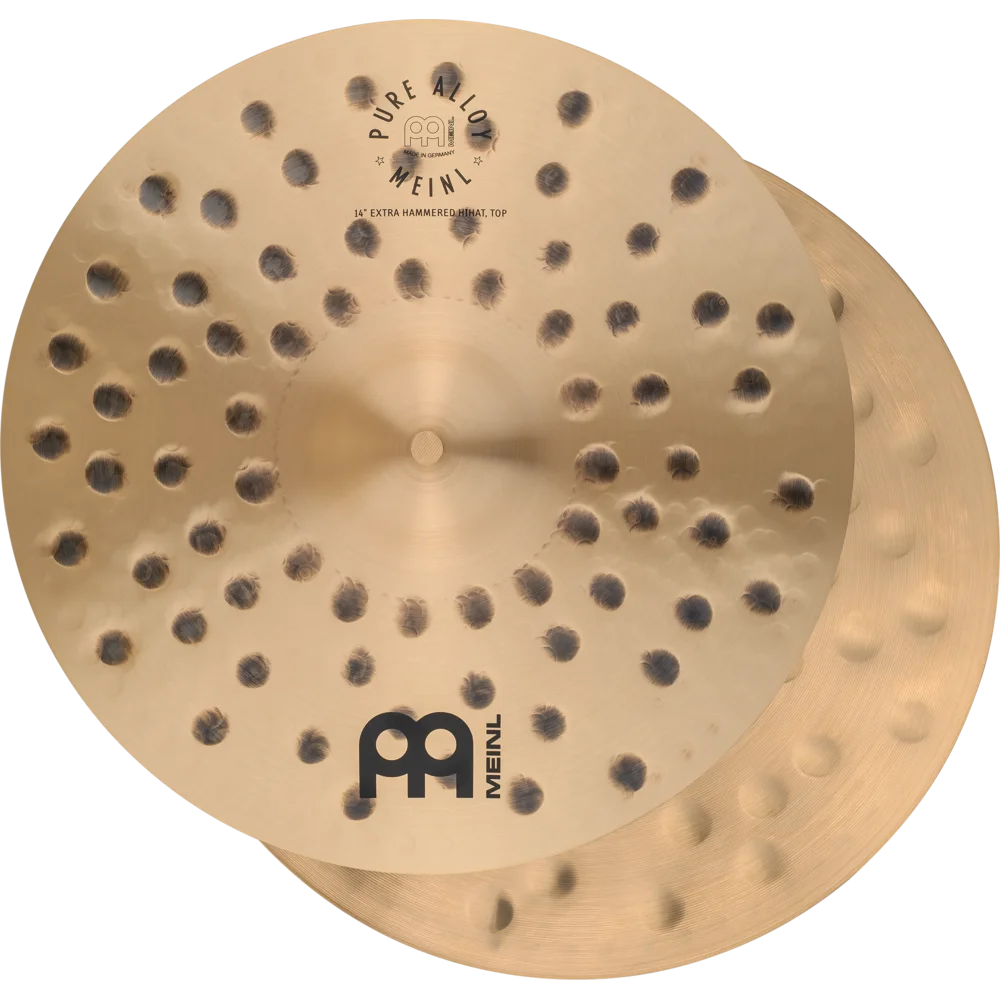 Meinl Cymbals PA14EHH Pure Alloy 14" Extra Hammered Hihat Cymbal (Pair)