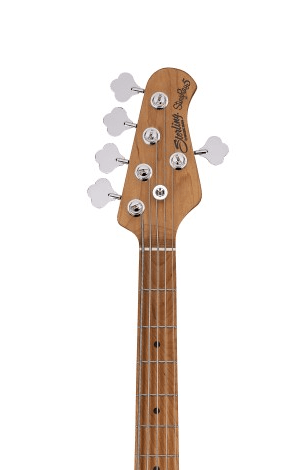 Sterling By Music Man StingRay5 5 String in Natural Ashwood