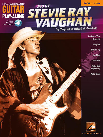 More Stevie Ray Vaughan Guitar Playalong Volume 140 BK/OLA