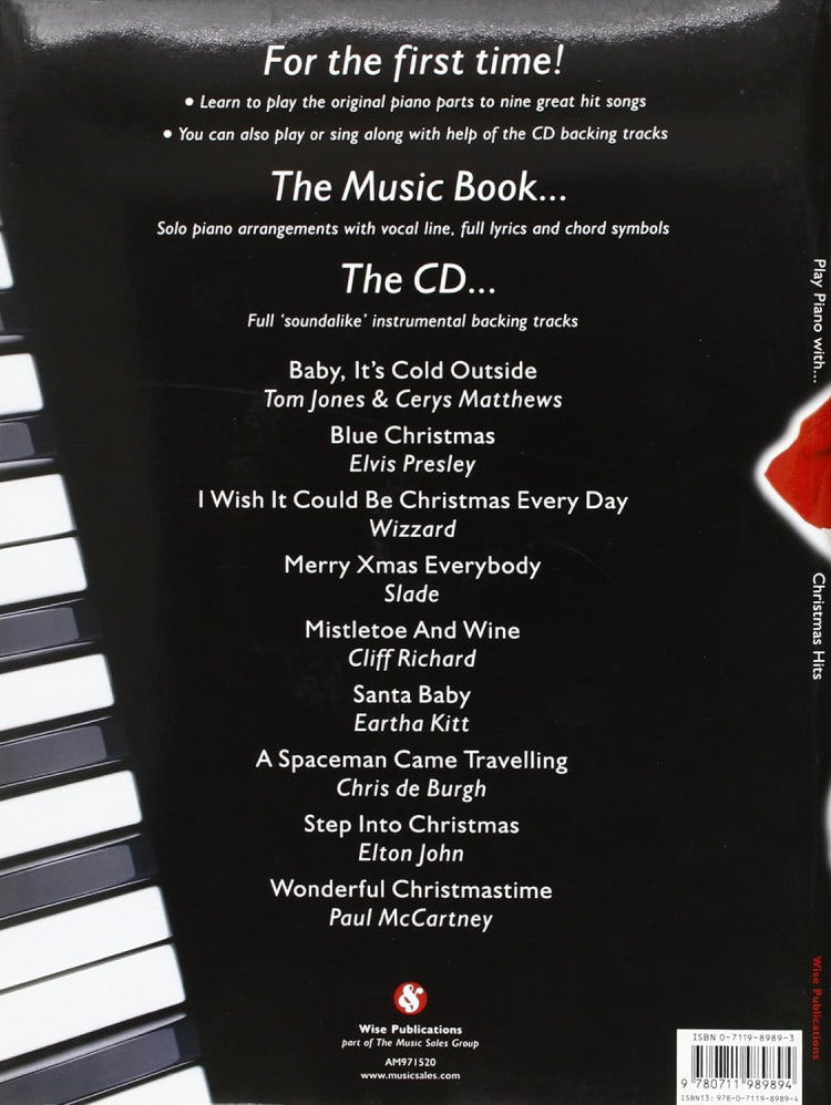 Play Piano With Christmas Hits Bk/Cd