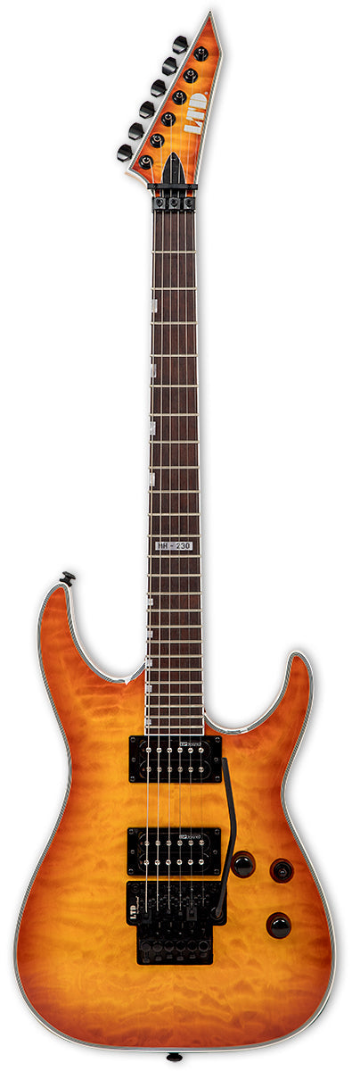 ESP LTD MH 230QM in Amber Sunburst