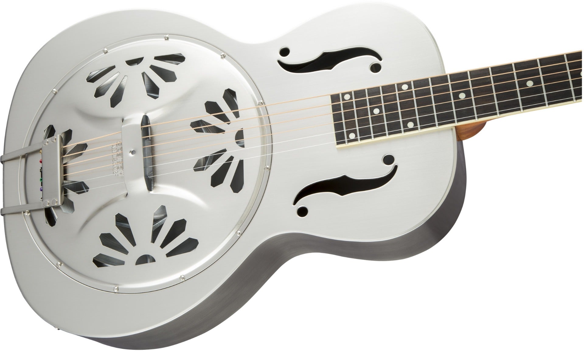 Gretsch G9221 Bobtail Steel Round-Neck A.E., Steel Body Spider Cone Resonator Guitar, Fishman Nashville Resonator Pickup