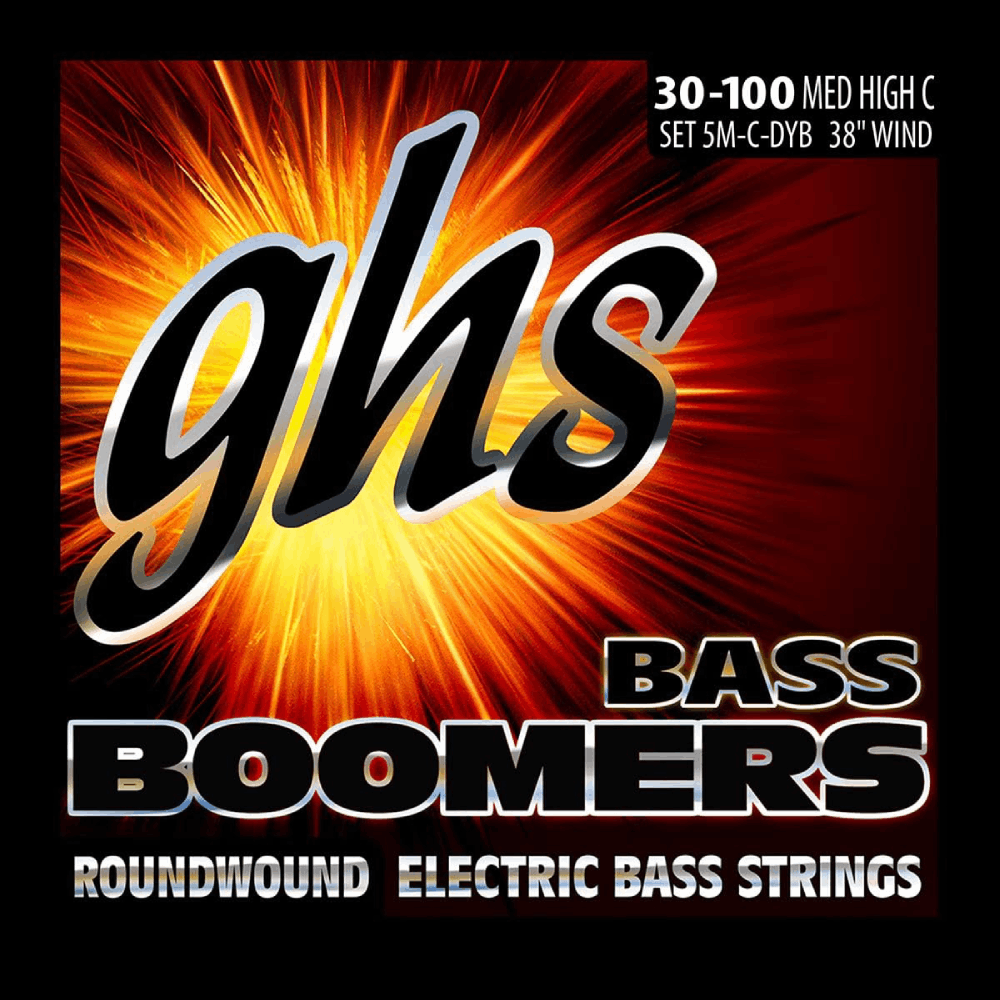 GHS 5M C DYB  Bass Boomers Roundwound Guitar Strings  45-100 Gauge