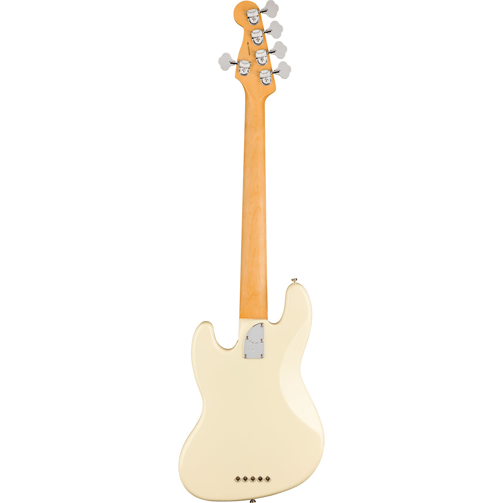 Fender American Professional II Jazz Bass V, Rosewood Fingerboard in Olympic White