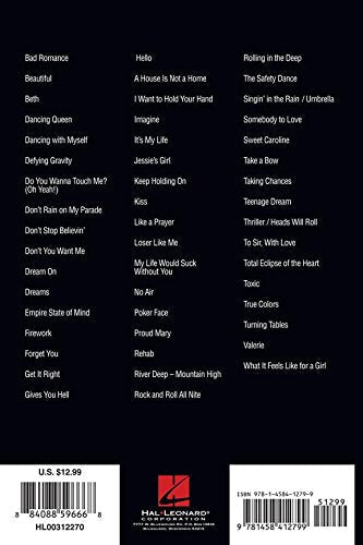 Glee Piano Chord Songbook