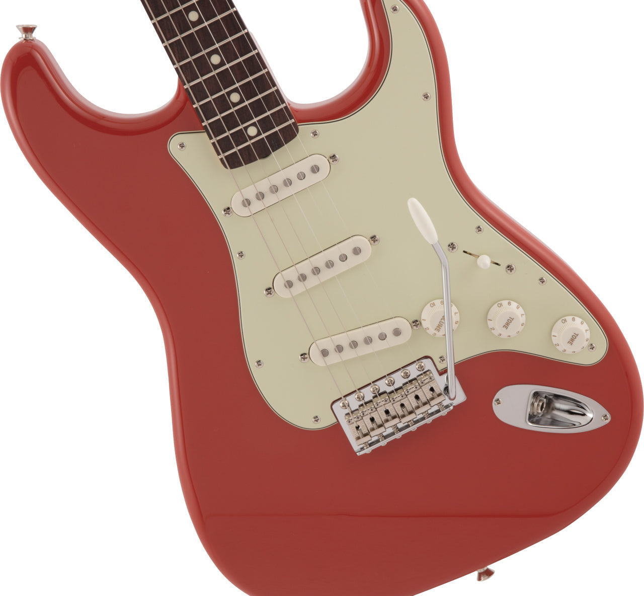 Fender Made in Japan Traditional 60s Stratocaster, Rosewood Fingerboard in Fiesta Red