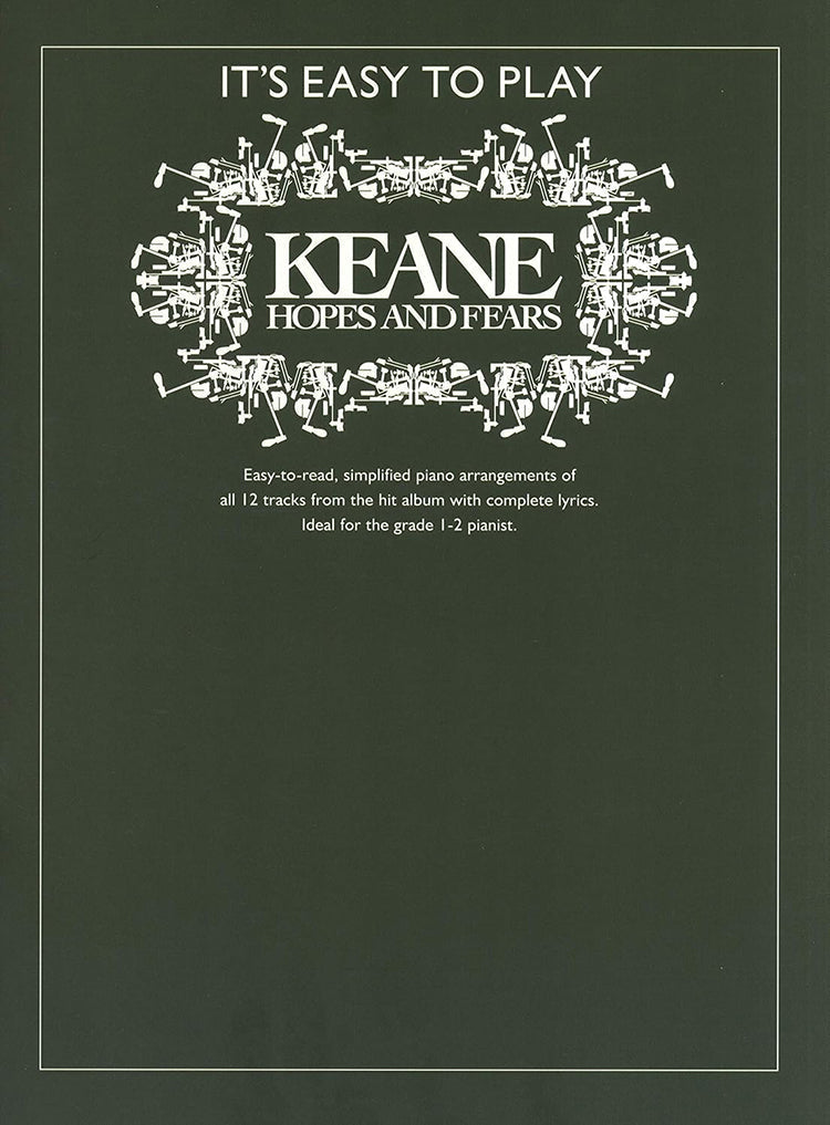It's Easy To Play Keane Hopes And Fears PVG