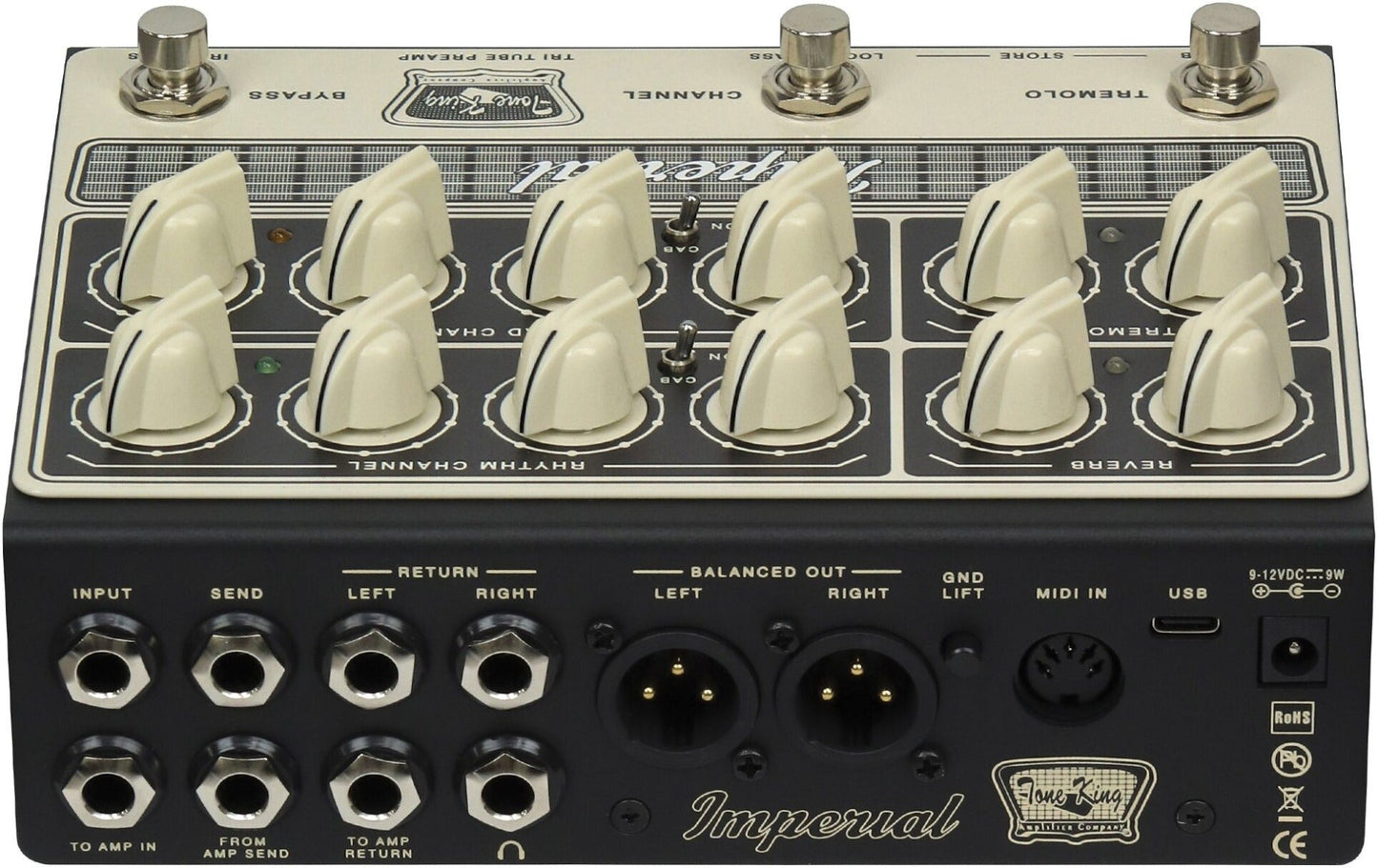 Tone King Imperial Dual Channel Tube Preamp Pedal