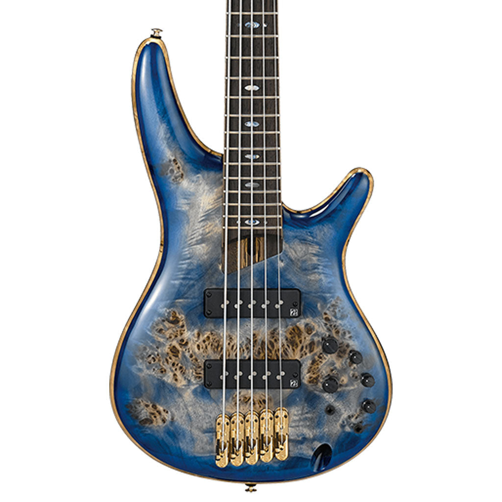 Ibanez SR2605  Premium Bass Guitar 5 String  in Cerulean Blue Burst
