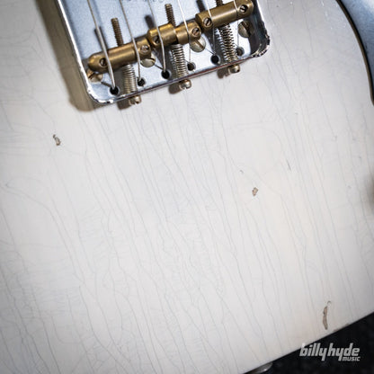 Fender Custom Shop Limited Edition Nocaster Thinline Relic Electric Guitar in Aged White Blonde