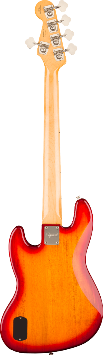 Squier Classic Vibe Active '70s Jazz Bass V Bass Guitar in Sienna Sunburst
