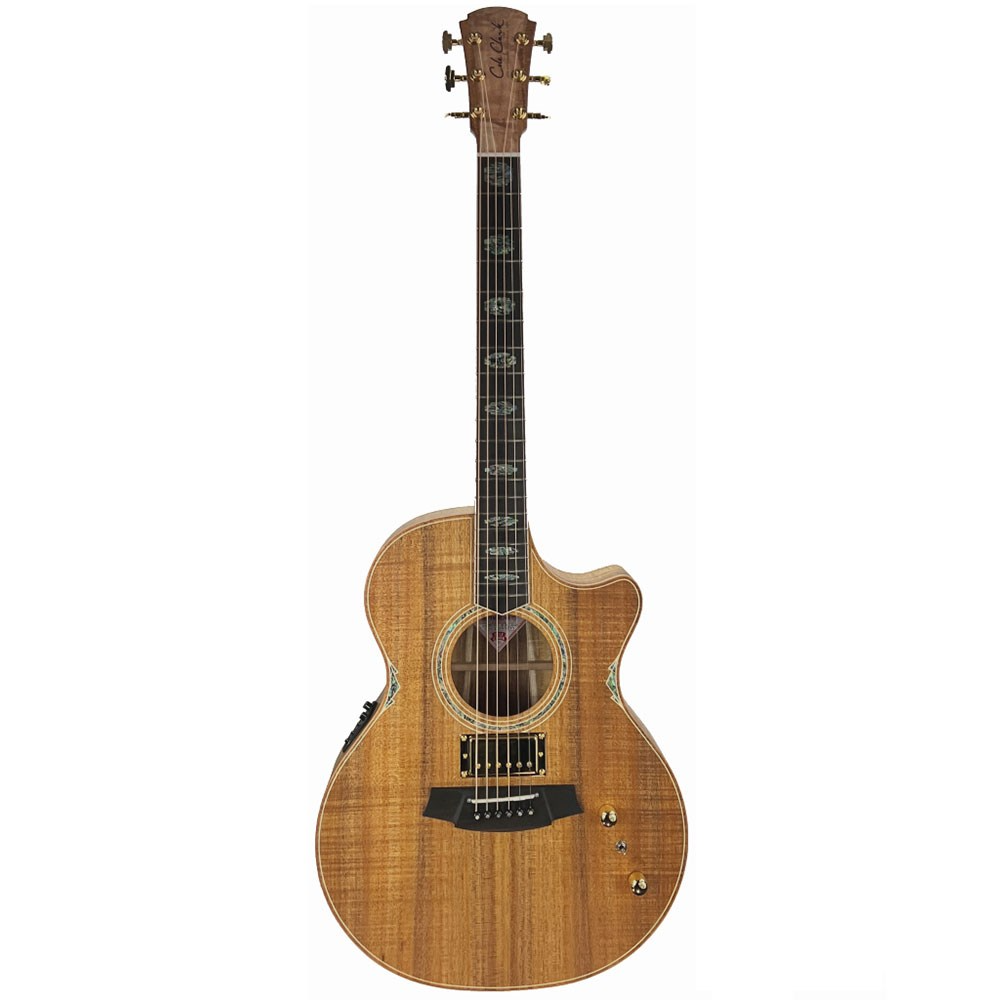 Cole Clark CTL3EC-BLBLE-HUM True Hybrid Thinline in Acoustic Electric Guitar in Natural