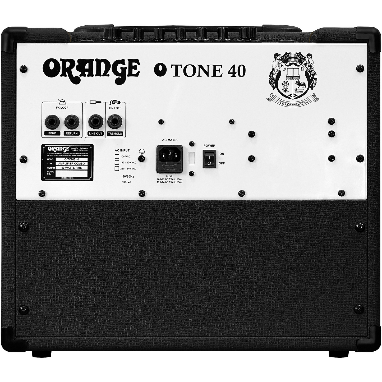 Orange O Tone 40 1x12" 40W Guitar Combo Amp in Black