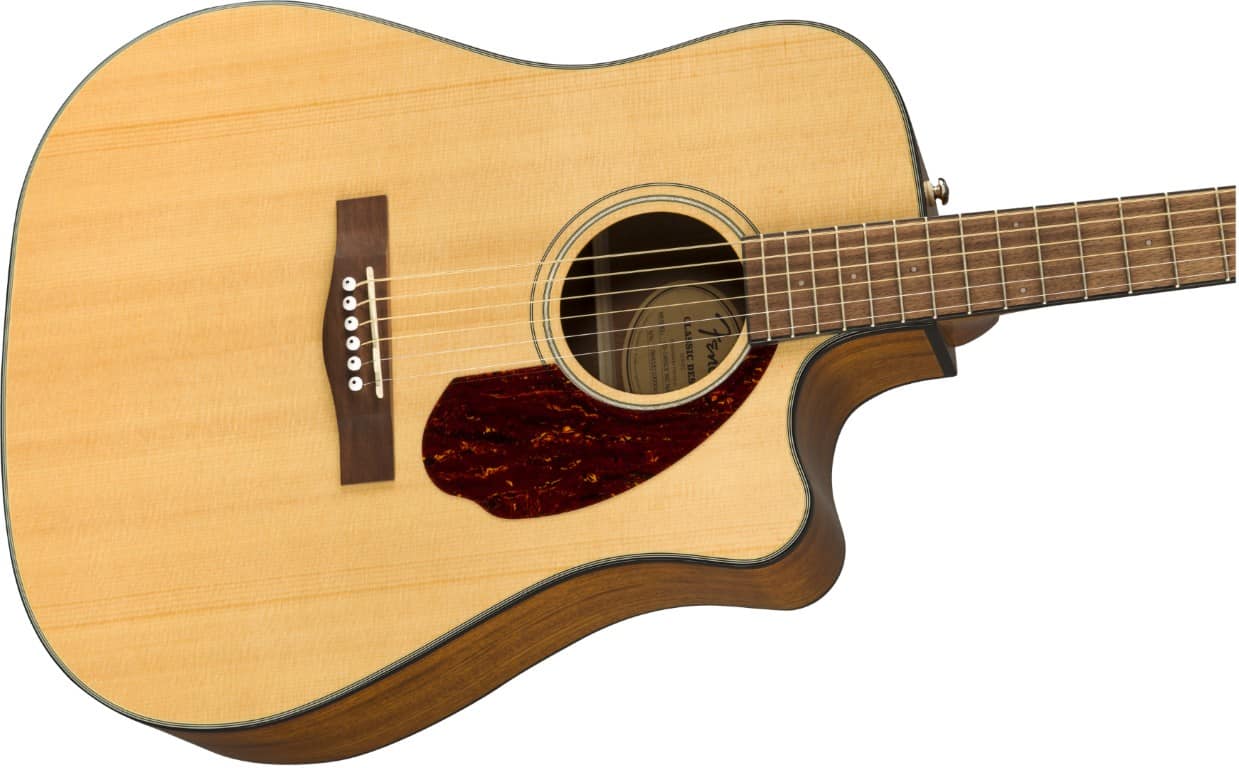 Fender CD 140SCE Acoustic Electric Guitar, Walnut Fingerboard  in Natural