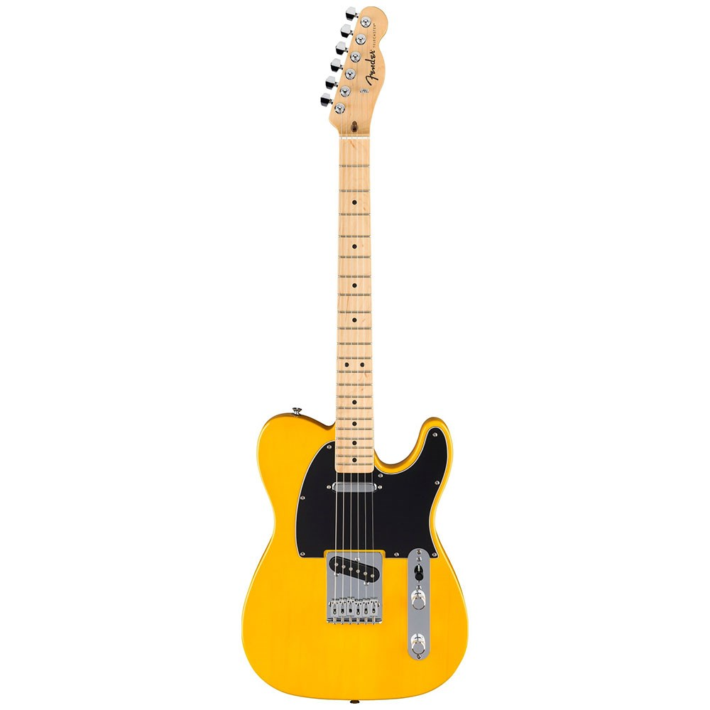 Fender Standard Telecaster, Maple Fingerboard Electric Guitar in Butterscotch Blonde