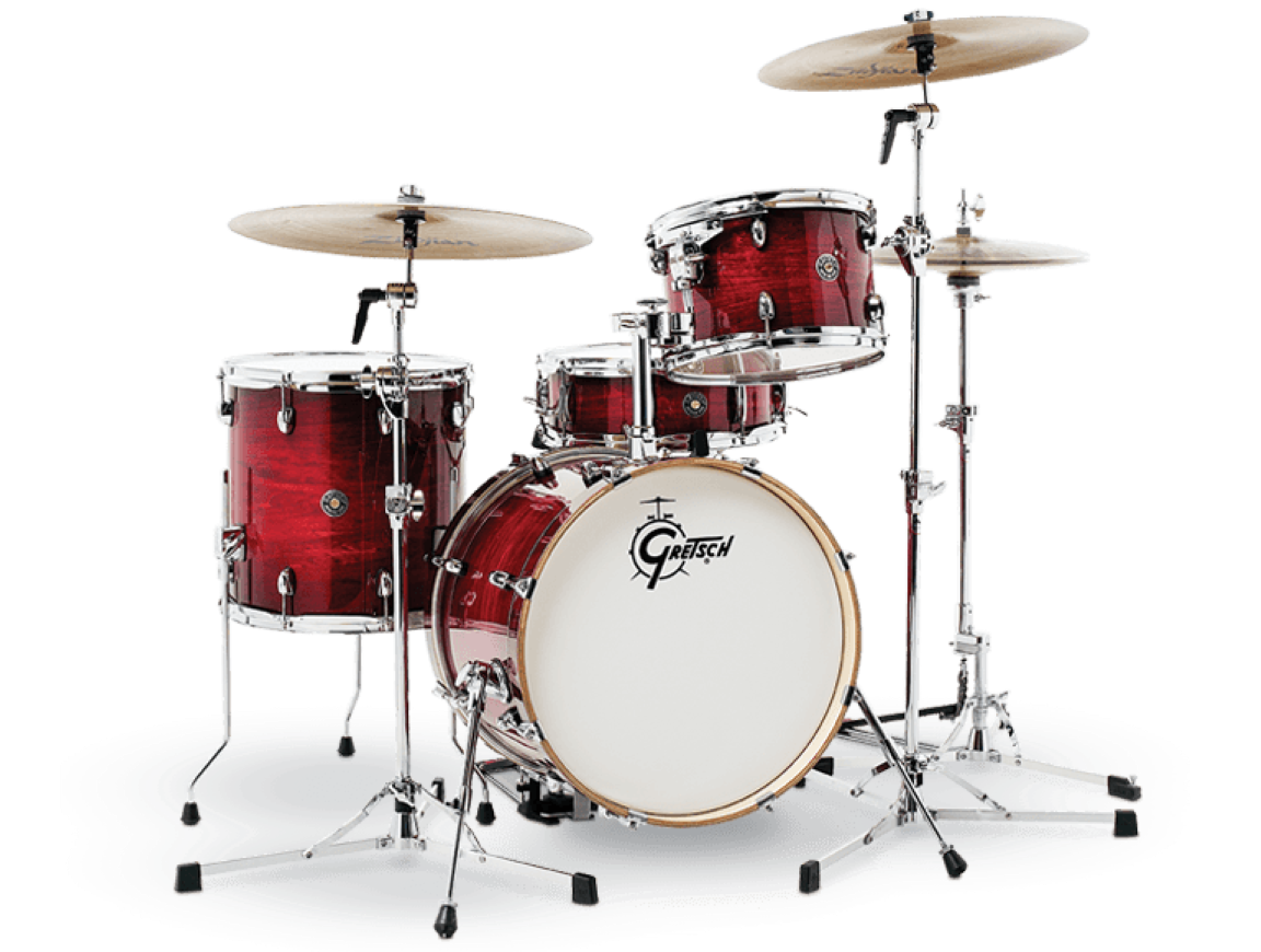 Gretsch Catalina Club Jazz 4 Piece Shell Pack in Gloss Crimson Burst