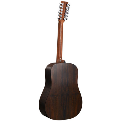 Martin X Series DX2E 12-String Acoustic Electric Guitar in Brazilian Rosewood Finish (Back / Sides)