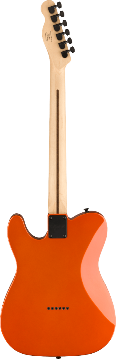 Squier FSR Affinity Series Telecaster HH, Laurel Fingerboard, Black Pickguard, Matching Headstock, Black Hardware in Metallic Orange