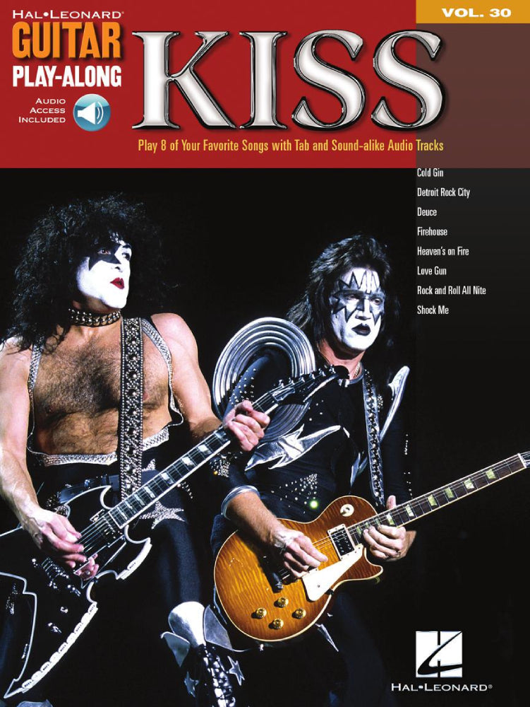 Kiss Guitar Play Along Volume 30 Guitar Tab