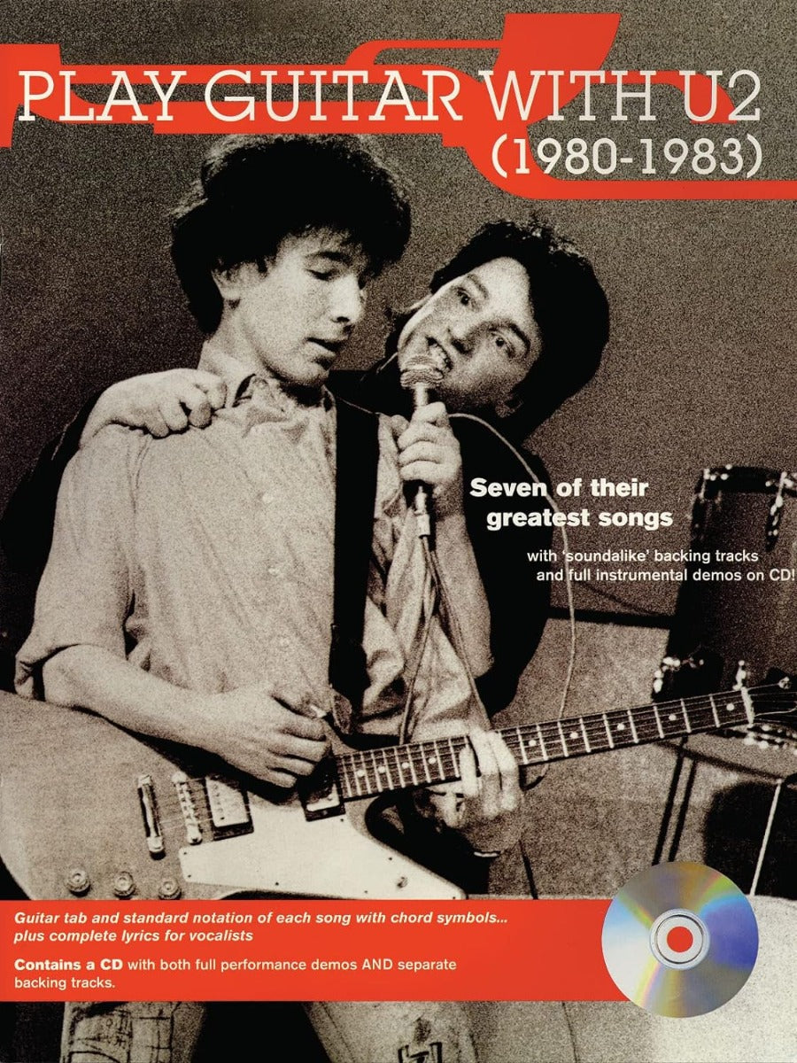Play Guitar with U2 1980-1983 Guitar Jams Series Bk/Cd