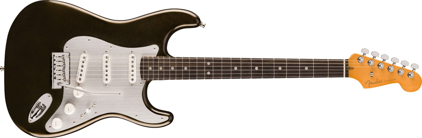 Fender American Ultra II Stratocaster, Ebony Fingerboard in Texas Tea