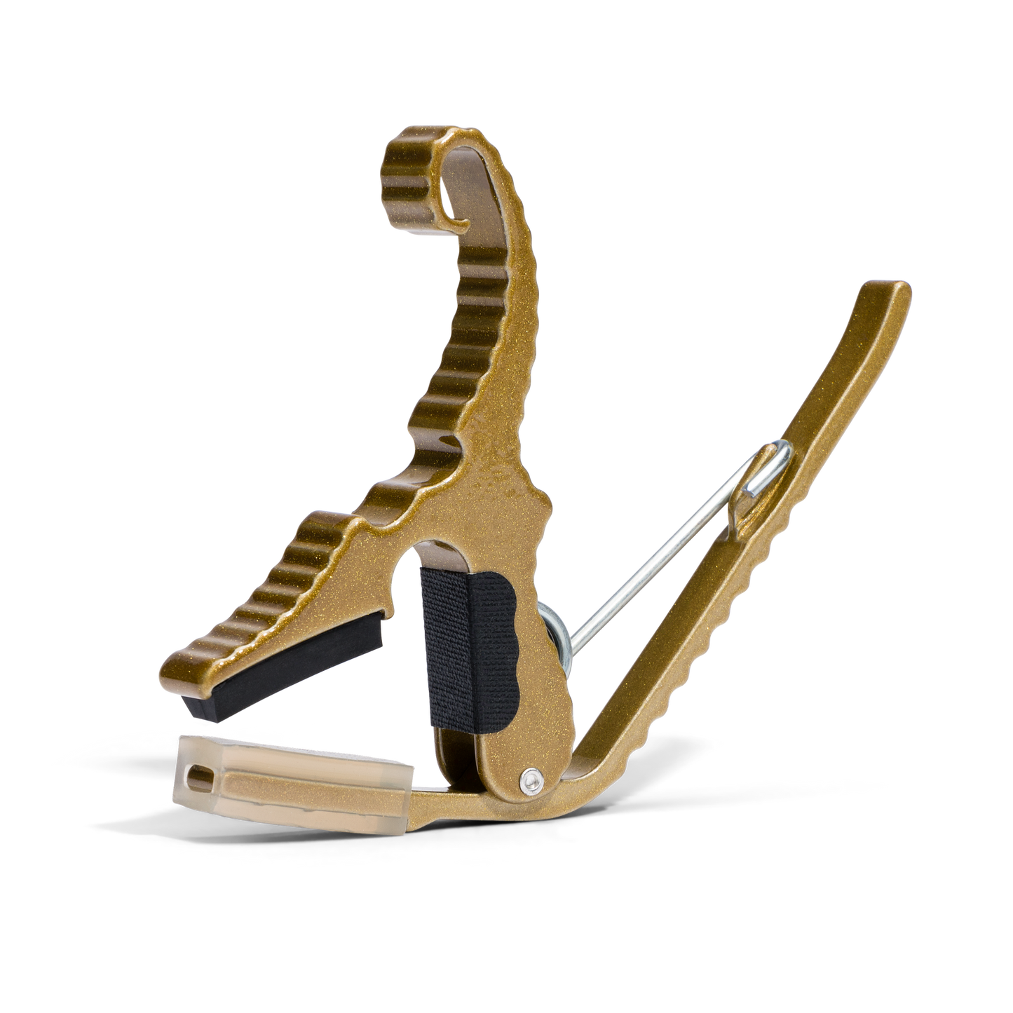 Kyser Quick Change Short Cut 3 String Partial Guitar Capo in Gold