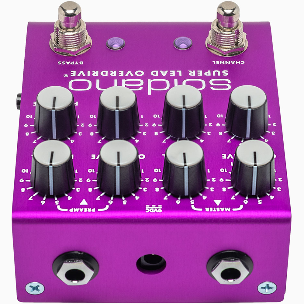 Soldano SLO Plus Dual Channel Super Lead Overdrive Pedal Custom Purple