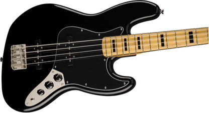 Squier Classic Vibe 70s Jazz Bass, Maple Fingerboard in Black