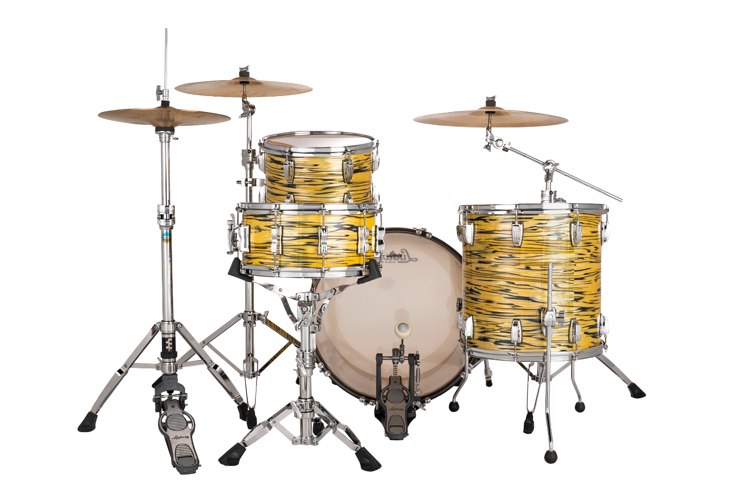 Ludwig Classic Maple 22" FAB Shell Pack in Lemon Oyster