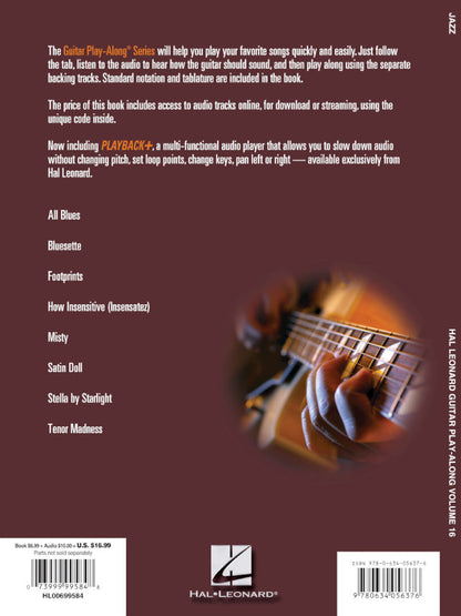 Jazz Guitar Play Along Volume 16 Bk/Ola