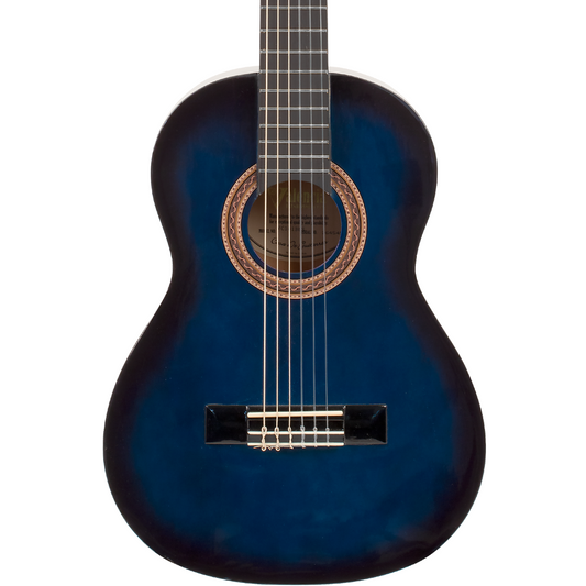 Valencia Series 100 1/4 Size Classical Guitar in Blue Sunburst