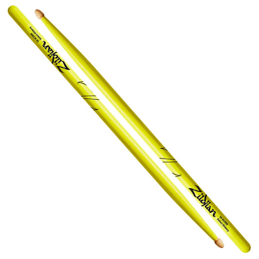 Zildjian 5A Acorn Neon Yellow Hickory Drumsticks