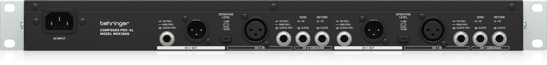 Behringer PRO XL MDX2600 V2 Reference Class 2 Channel Composer