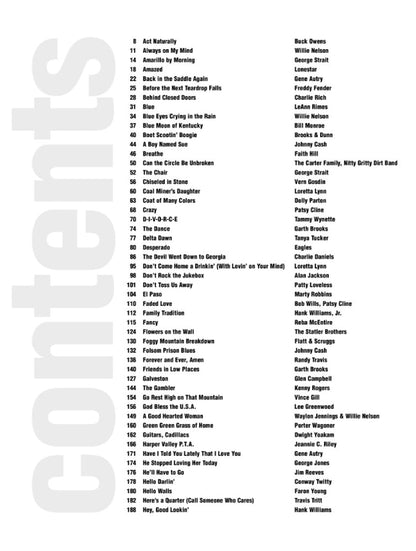 CMT's 100 Greatest Country Songs Easy Guitar with Standard Notation & Tab