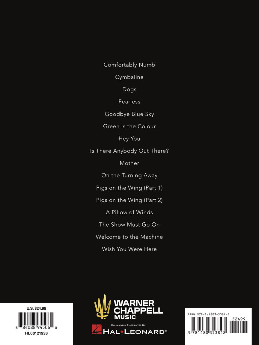 Pink Floyd Acoustic Guitar Collection Tab Rv