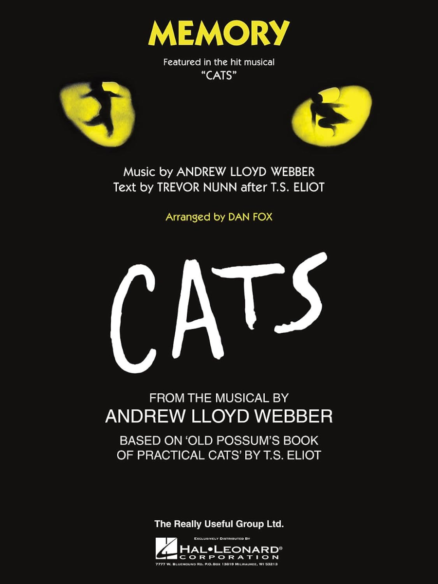 Memory From Cats Easy Piano Single Sheet