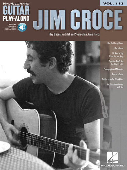 Jim Croce Guitar Playalong Volume 113 BK/OLA