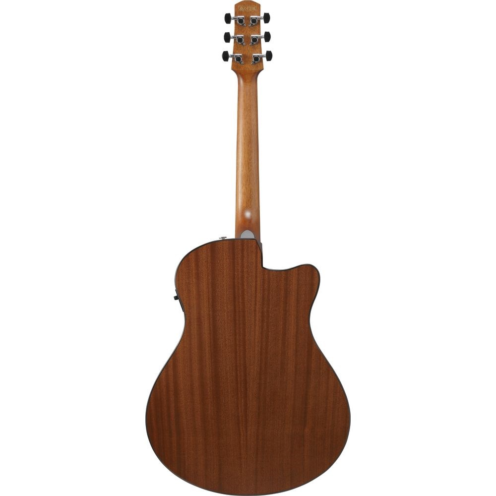 Ibanez AAM50LCE Open Pore Top Left Handed Electric Acoustic Guitar in Light Brown Sunburst