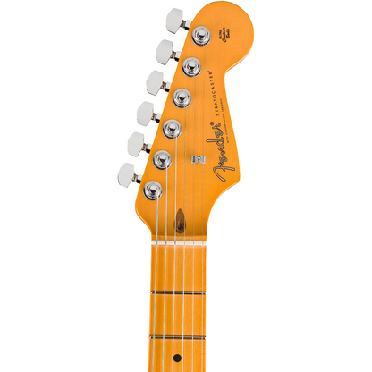 Fender American Ultra Luxe Vintage '50s Stratocaster Electric Guitar, Maple Fingerboard in White Blonde