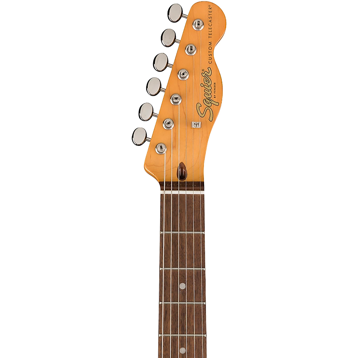 Squier Classic Vibe '60s Custom Telecaster SH with Bigsby Electric Guitar in Aztec Gold