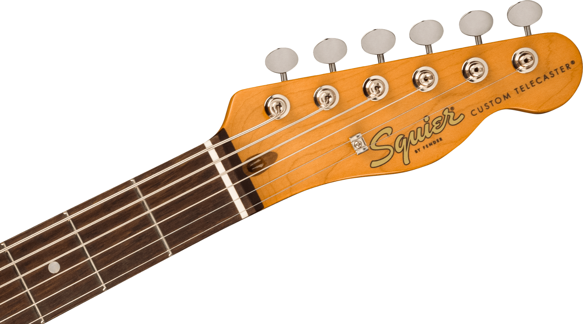 Squier  Classic Vibe Baritone Custom Telecaster, Laurel Fingerboard, Parchment Pickguard in Purple Sparkle