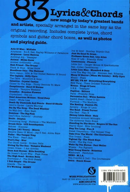 Lyrics & Chords Over 80 Massive Anthems MLC